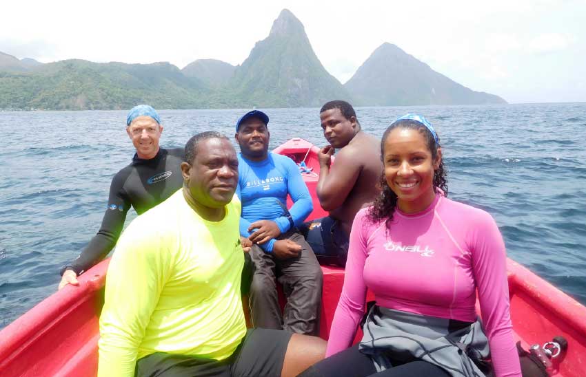 Image: Members of the Coral Restoration Project.