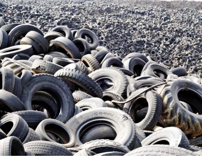 Image of Discarded tyres
