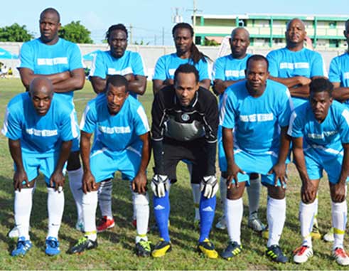 Image: Image: (L-R)Gros Islet and LabowiConnextions played to a 1-1 draw. (PHOTO: Anthony De Beauville)