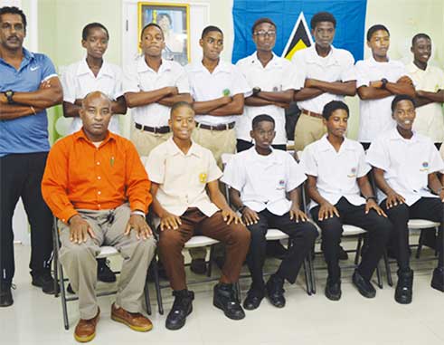 Image of Second place team Saint Lucia