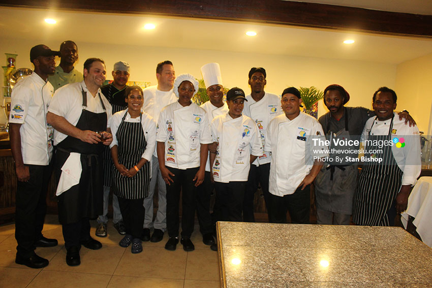 Image of members of the national culinary team.