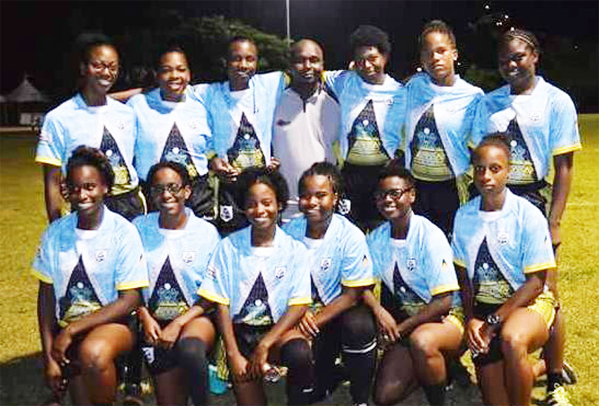 Image: Team Saint Lucia Trophée Atlantique Feminin 7s champions. (Photo: SLRFU)
