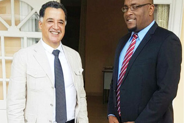 Ambassador Esparza and MP Edward meet last Monday.