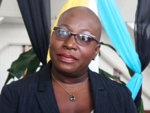 Image of Education Minister Dr. Gale Rigobert. 