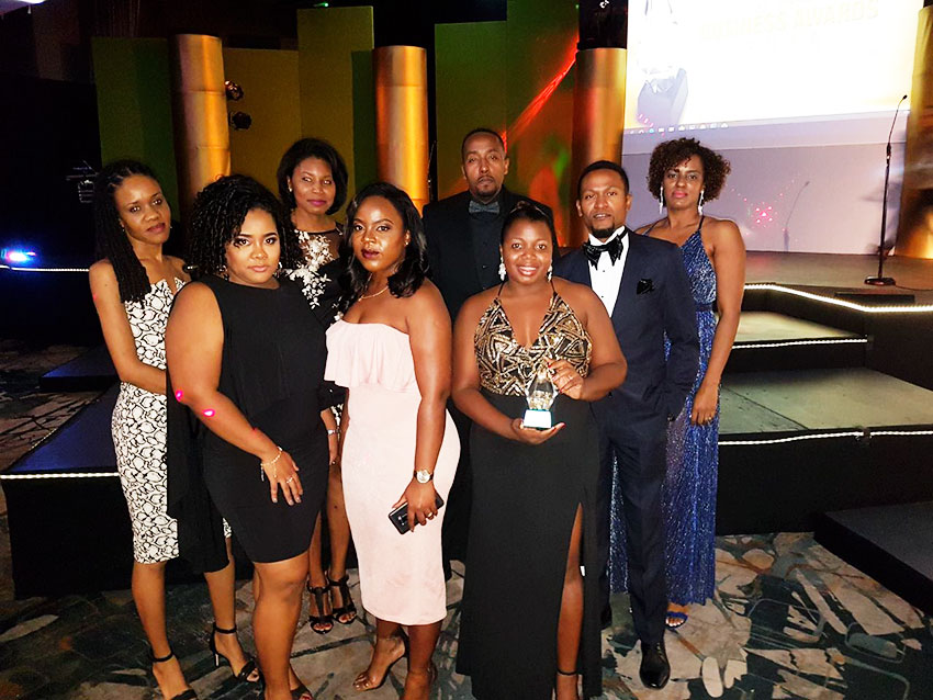 Image: Staff of FCIS St. Lucia in attendance at the awards ceremony.