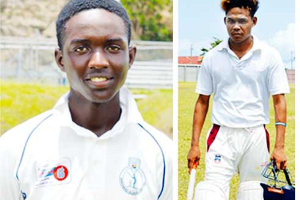 Image: Kimani Melius (West Indies U19 opening batsman), Jermain Harding
