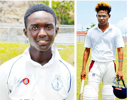 Image: Kimani Melius (West Indies U19 opening batsman), Jermain Harding