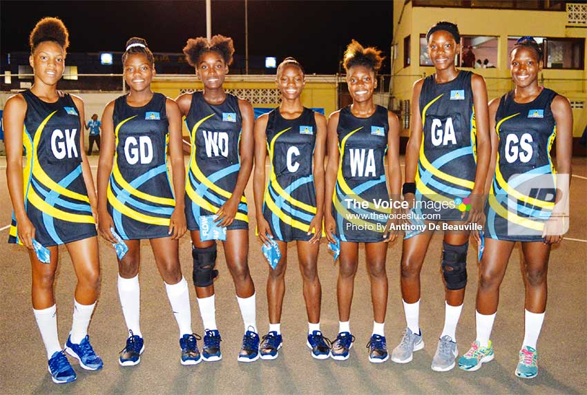Image: Team Saint Lucia moments before their match against Barbados. (PHOTO: Anthony De Beauville)