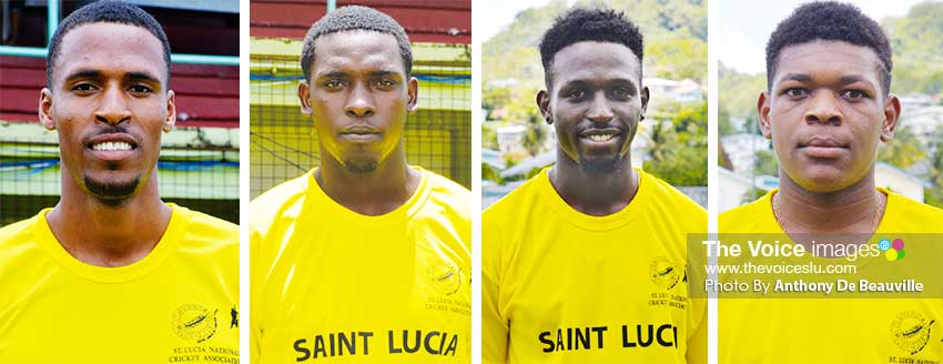 Image: (L-R) Kevin Augustin, CollinusCalender, Larry Edward and Dornan Edward. (PHOTO: Anthony De Beauville)