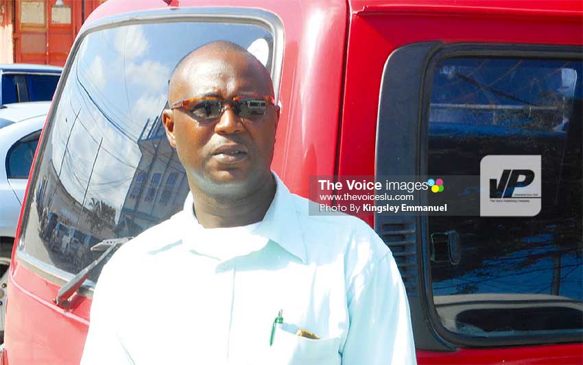 Image: Peter Richards, President of the Mon Repos Minibus Association (Route I), said he would opt for a rebate because it would be of much more benefit to them than an increase in bus fare. (PHOTO: Kingsley Emmanuel)