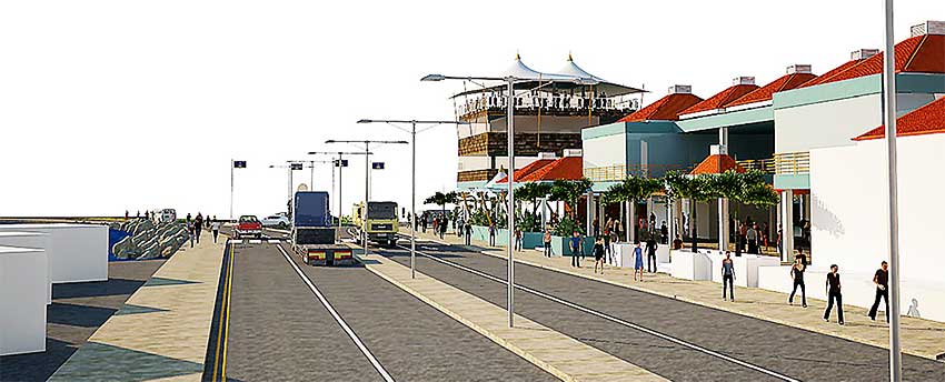 This is what the Castries Market is planned to look like...