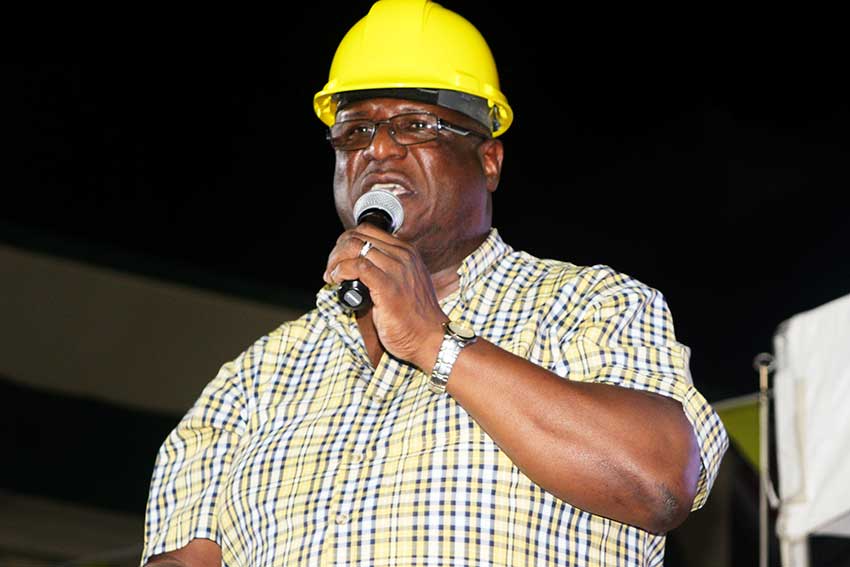 Image of Infrastructure Minister and former PM, Stephenson King
