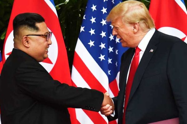 Image of US President Donald Trump and North Korean President Kim Jong-un