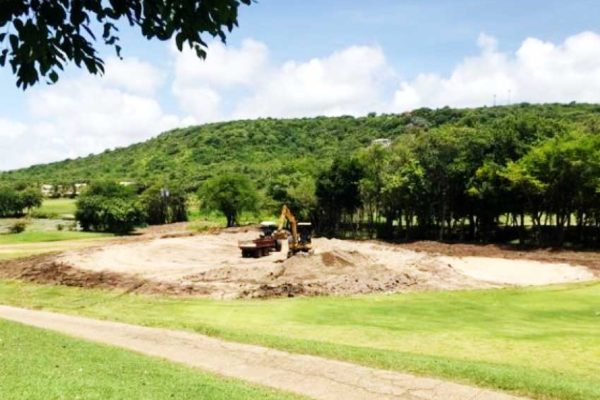 Image: Works have started to transform the former Cap Estate Golf Club into another Sandals-branded property in Saint Lucia.