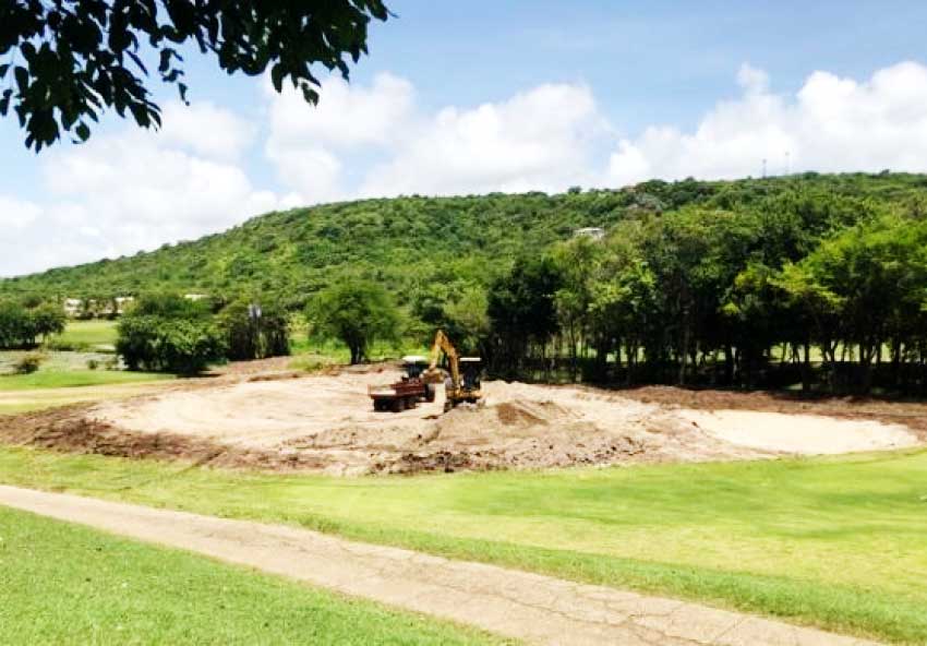 Image: Works have started to transform the former Cap Estate Golf Club into another Sandals-branded property in Saint Lucia.