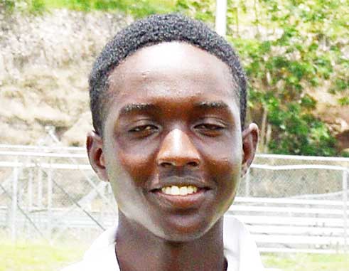 Image of West Indies U19 C/L Kimani Melius (Photo: Anthony De Beauville)