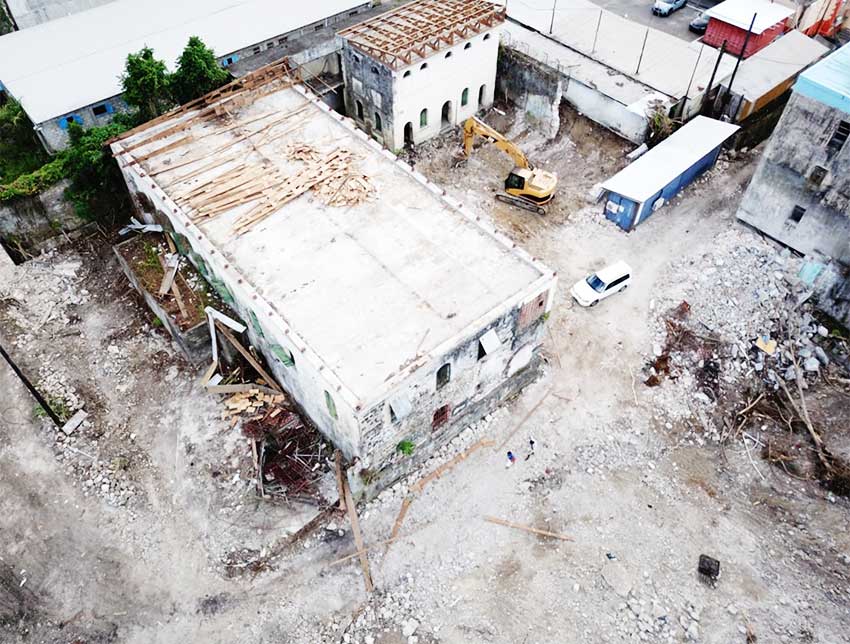 Image: Aerial view of the site in contention.