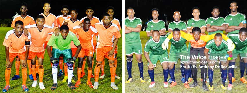 Image: (L-R) Big winners on day three, Laborie over Canaries and Desruisseaux over Gros Islet. (PHOTO: Anthony De Beauville)