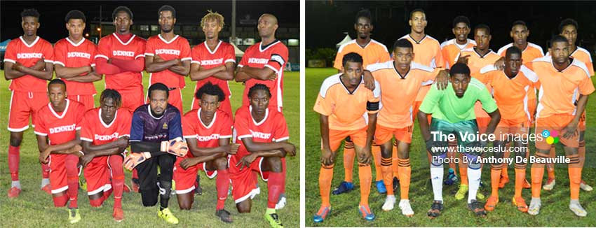 Image: (l-r) Dennery versus Laborie (Photo: Anthony De Beauville)