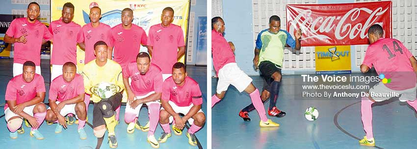Image: (L-R) EALPF team; action between the RSLPF and Top Ranking Electricals. (PHOTOS: Anthony De Beauville)
