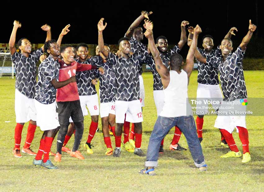 Image of National U20 team celebrating their victory