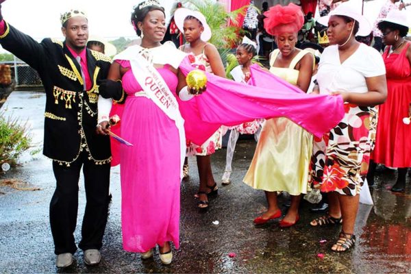 Image: Never mind the rainy and windy weather, this La Rose Queen -- and her King -- were heralded at Mon Repos on Thursday as the community hosted the annual event that’s similarly repeated in almost every other part of the country where the feast of St Rose de Lima is celebrated annually.