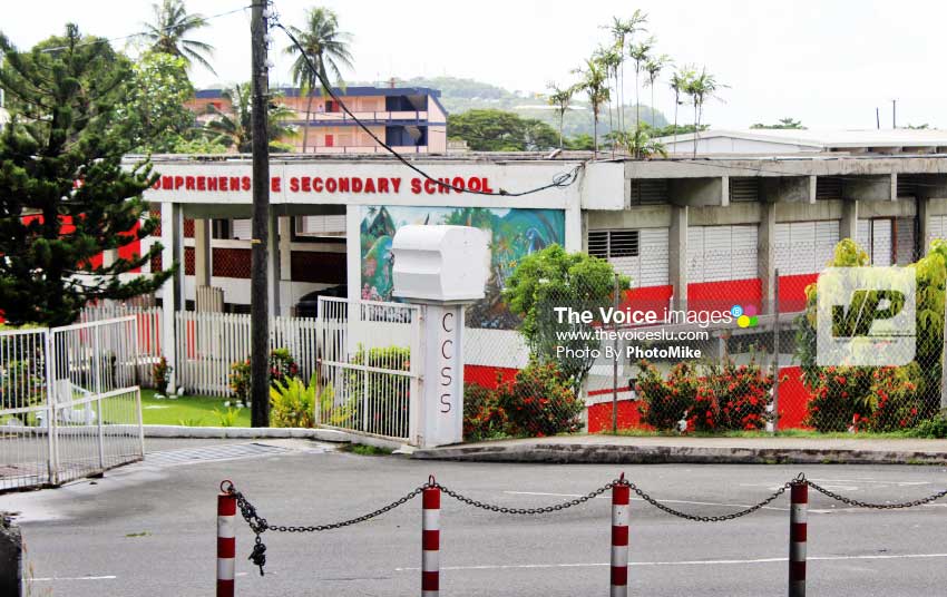 Image of Castries Comprehensive School. (PHOTO: By PhotoMike)