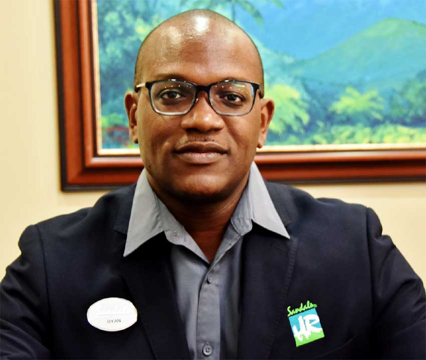 Image of Mr. Ryan Matthew, the new overall Director for Human Resources at Sandals Resorts International (SRI), effective October 1, 2018, with responsibility and oversight for SRI’s entire Human Resources portfolio, encompassing all resorts on all islands.