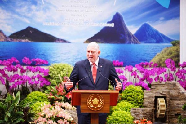 Image of PM Chastanet in Taiwan
