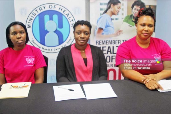Image: (Left to right – Sharon Tench-Norbal, Michelle Francois and Janelle Alexander Dupre (Photo by PhotoMike)