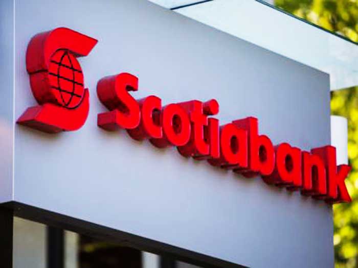 Image of a Scotiabank sign