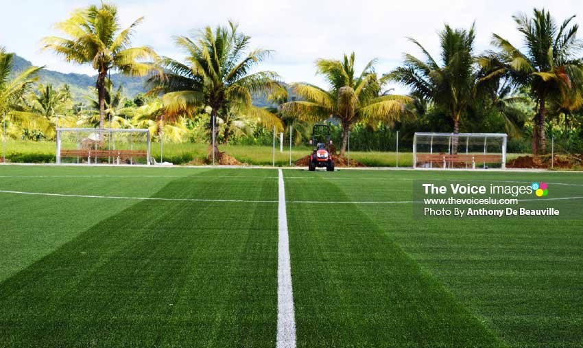 Image: New SLFA FIFA: approved Technical Centre located in Grande Riviere, Dennery. (PHOTO: Anthony De Beauville)