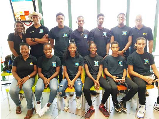 Image of Saint Lucia CARIFTA team for 2018