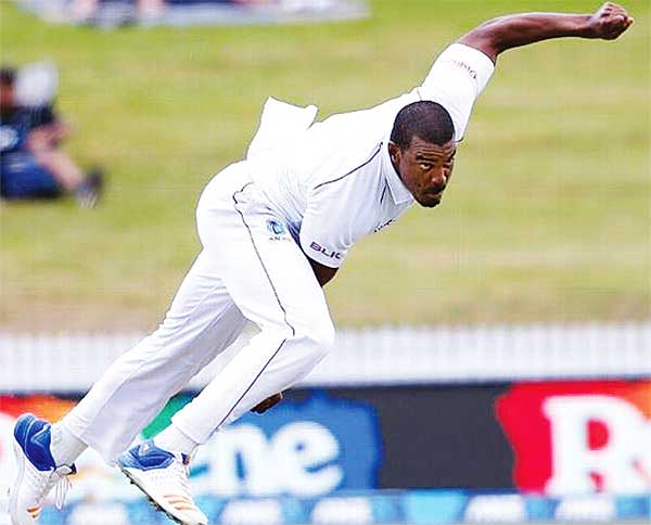 Image of Windies fast bowler Shannon Gabriel
