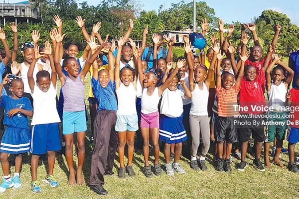 Image: Dennery Infant/ Primary celebrate. (PHOTO: Anthony De Beauville)
