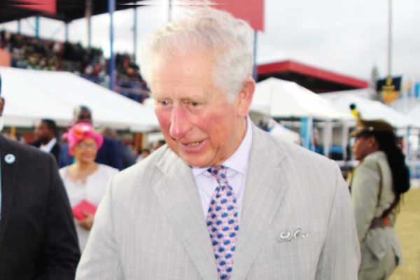 Image of His Royal Highness, the Prince of Wales, was a guest of honour to a celebration in Vieux Fort marking Saint Lucia’s 40th Anniversary of Independence. (PHOTO: PhotoMike]