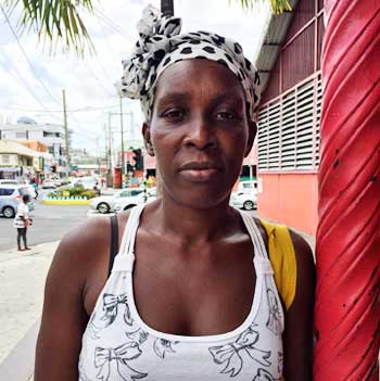 Image of Carlin Felix, who believes that some vendors were forgotten in the move.