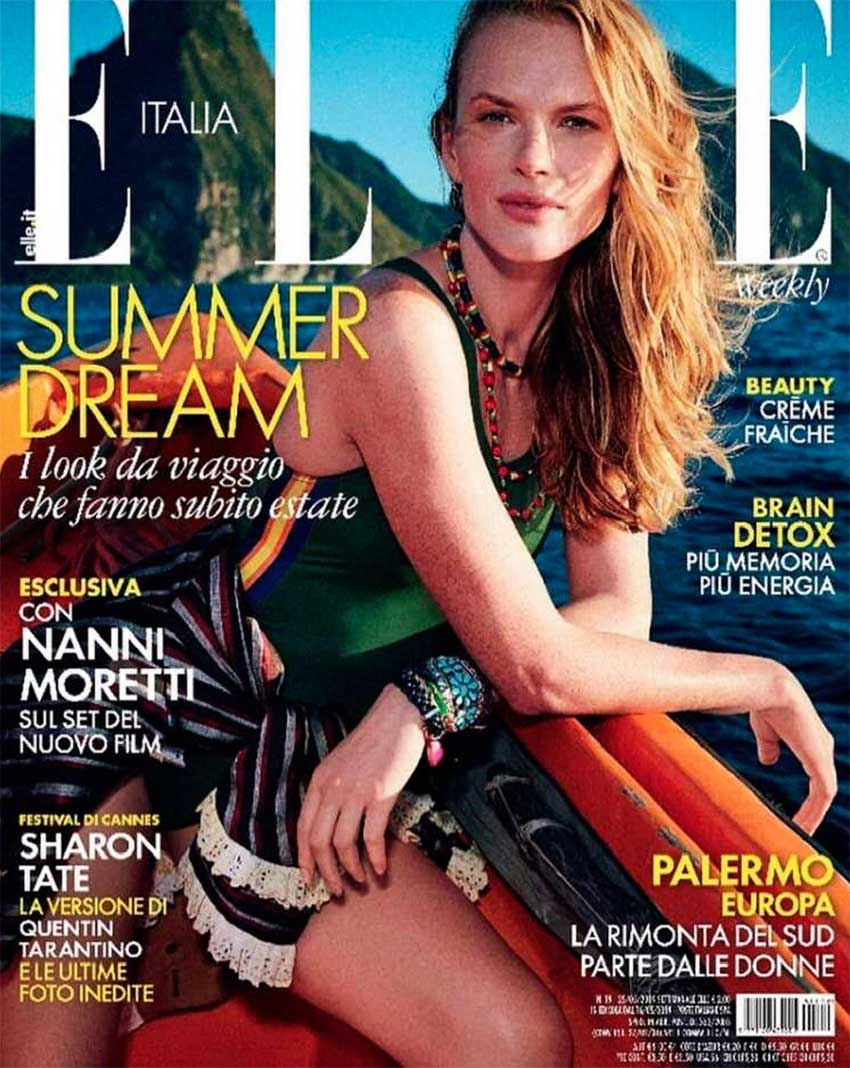 Image: Saint Lucia featured as the stunning backdrop for Elle Italia.