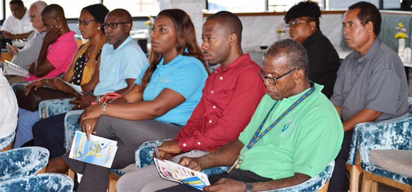 Image: A section of the audience at the official VISI launch at Sandals Halcyon. (Photo: Anthony De Beauville)