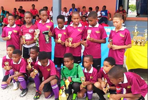 Image: (L-R) Black Panthers Under-11s (Soufriere); Northern FC Under-13s (Gros Islet). (PHOTO: EB/ Anthony De Beauville)