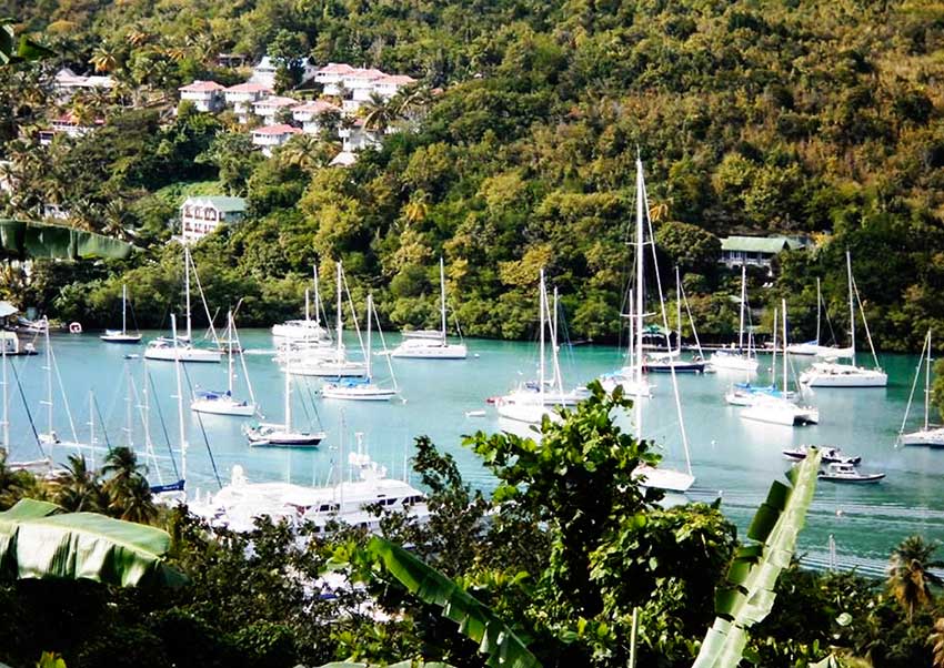 Image: The Marigot Environmental Club is calling on Saint Lucians to keep beaches clean, particularly beaches in their community of Marigot Bay.