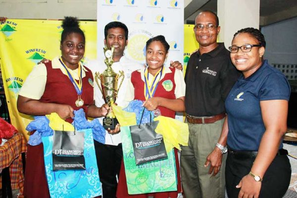 Image: Soufriere Comprehensive Secondary School, winners of the Chefs in Schools Cook Off 2019.