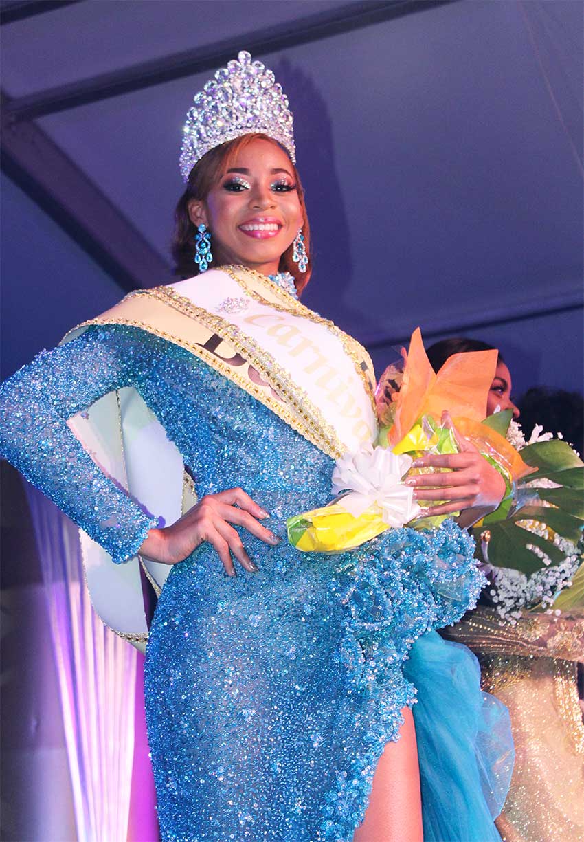 Image of Carnival Queen 2019, Miss Laborie Co-operative Credit Union Wenia Verneuil.