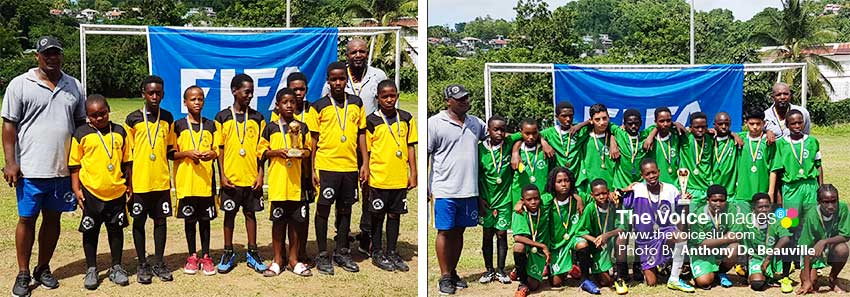 Image: (L-R) The champs: Northern United All Stars Under11s and U13s. (PHOTO: Anthony De Beauville)  