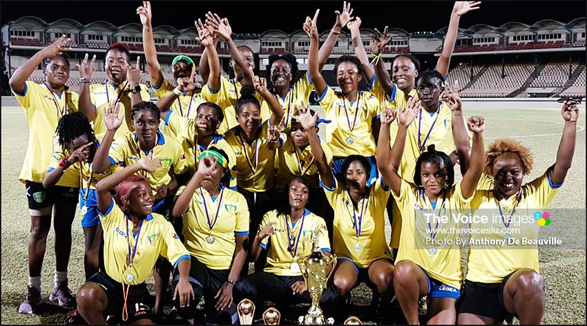 Image: Saint Vincent and the Grenadines WIFA Women’s champions. (PHOTO: Anthony De Beauville)
