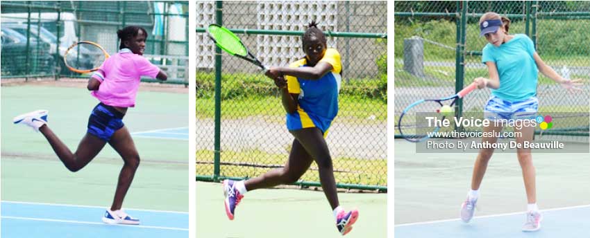 Image: (L-R) Sibley Charles (Antigua and Barbuda), Iyana Paul (Saint Lucia) and Aysha Hosam (Antigua and Barbuda). (Photo: Anthony De Beauville) 