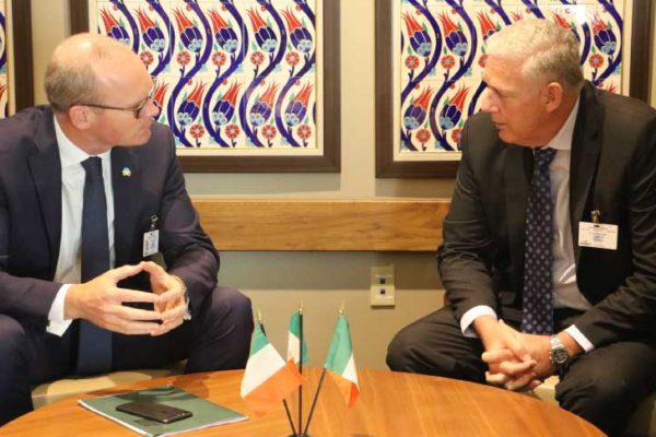 Image: Bilateral meeting with Ireland Deputy Prime Minister and Prime Minister Allen Chastanet.