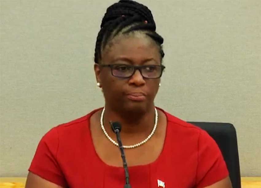 Image of Botham’s mother Allison Jean during the Amber Guyger trial.