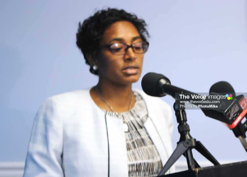 Image of Director of Implementation in the Office of the Prime Minister Nancy Charles. [Photo: PhotoMike]