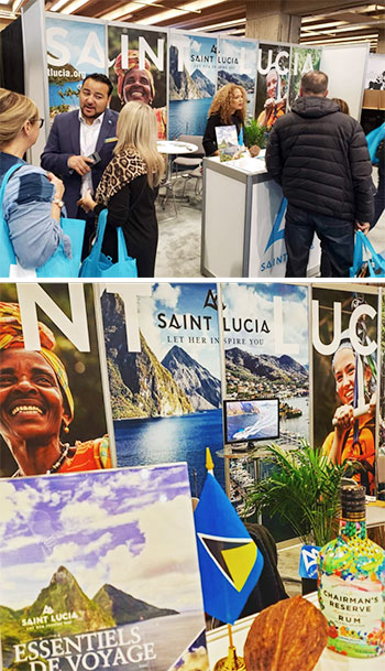Image: The Saint Lucia Tourism Authority’s Exhibition at SITV. 